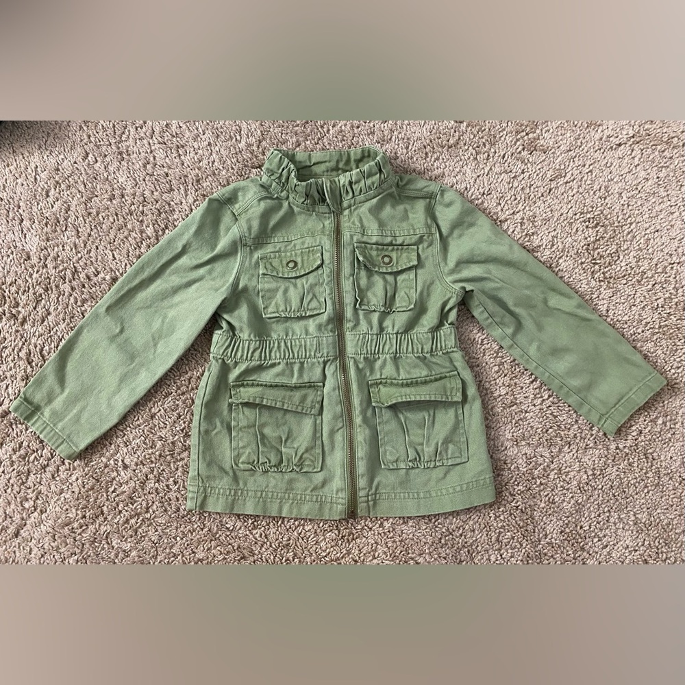 “NWOT” Girls OSH KOSH M-65 Military Style Jacket Sz 3T